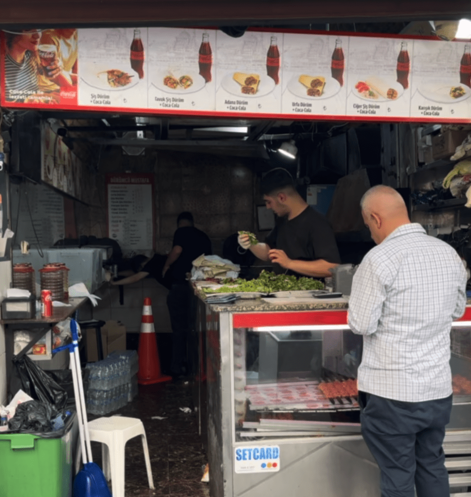 Istanbul Bazaar food stall